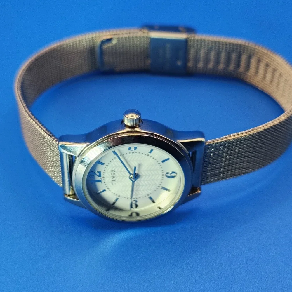 2018 Timex Women's Quartz Watch Stainless Steel Mesh‎ Bracelet